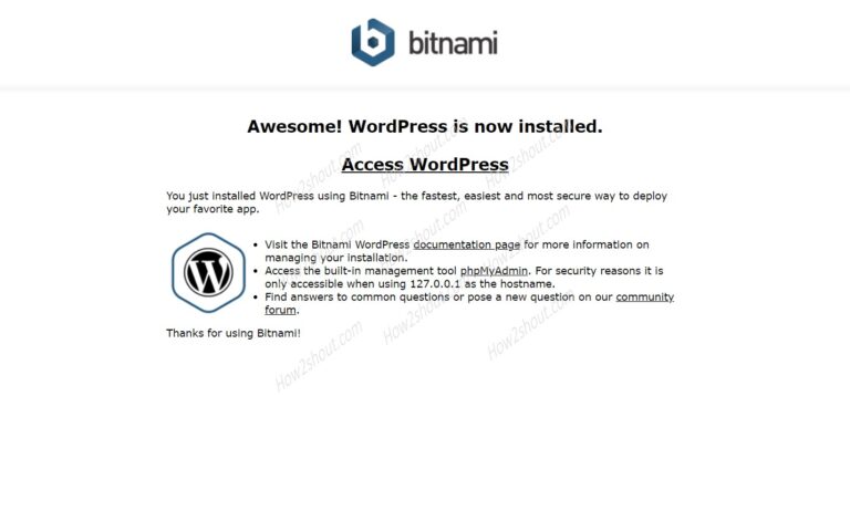 install Bitnami Wordpress on Ubuntu 20.04