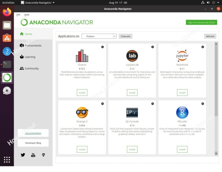 Install Anaconda Navigator Graphical user interface on Ubuntu and CentOS Linux