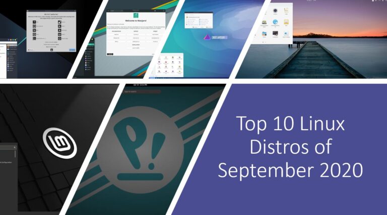 Best 10 Linux Distros of September 2020