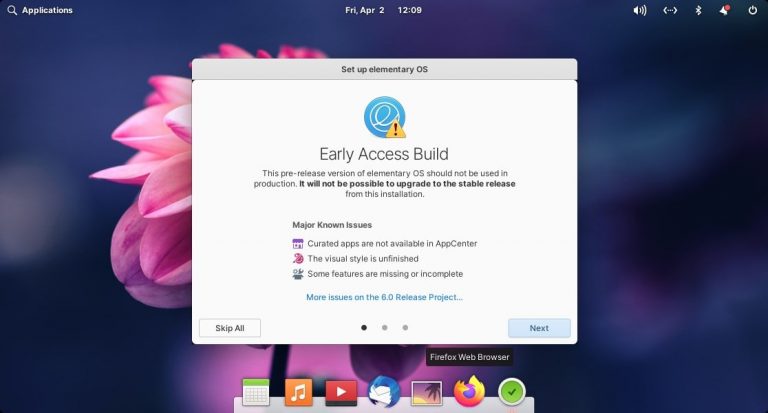 elementary OS 6 ODIN Early access min