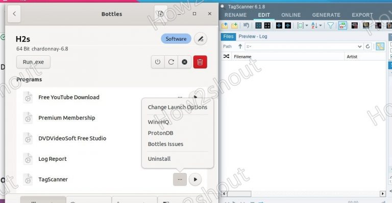 Use Bottles to install Windows 10 or 7 application on Linux system