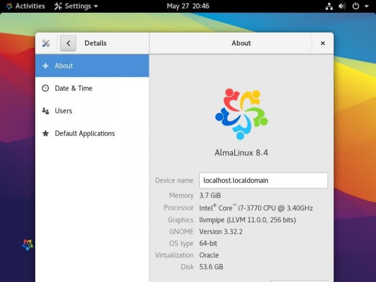 install Gnome GUI on AlmaLinux 8