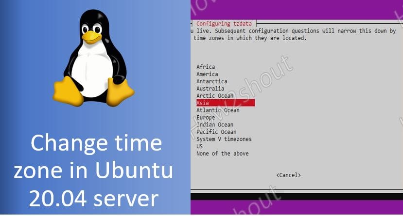 Command To Change Timezone In Ubuntu 20 04 Server Linux Shout