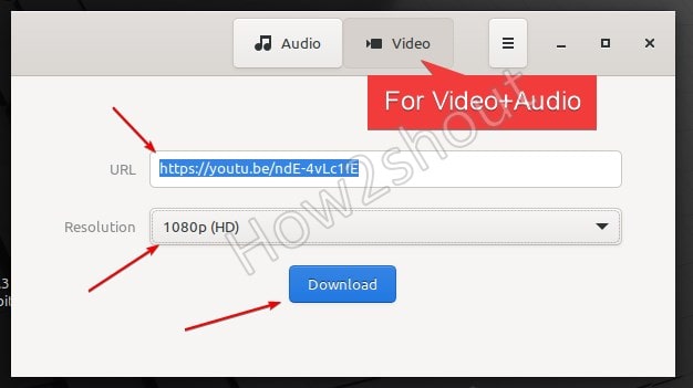 Download youtube videos in video format linux mint 20.1