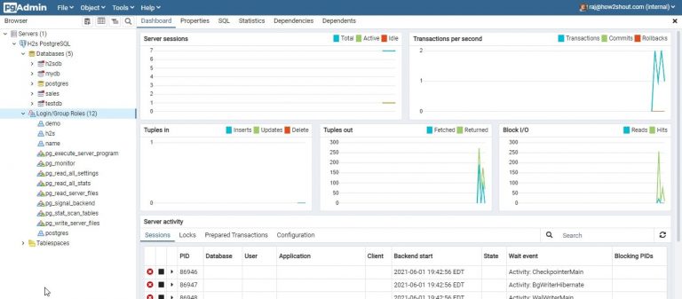 PostgreSQL and pgAdmin install on Almalinux or rocky with install GUI Interface to manage Database