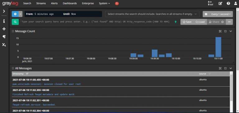 Graylog installation and configuration on Ubuntu 20.04 LTS min