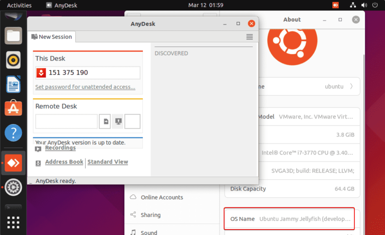 install Anydesk in Ubuntu 22.04 Jammy