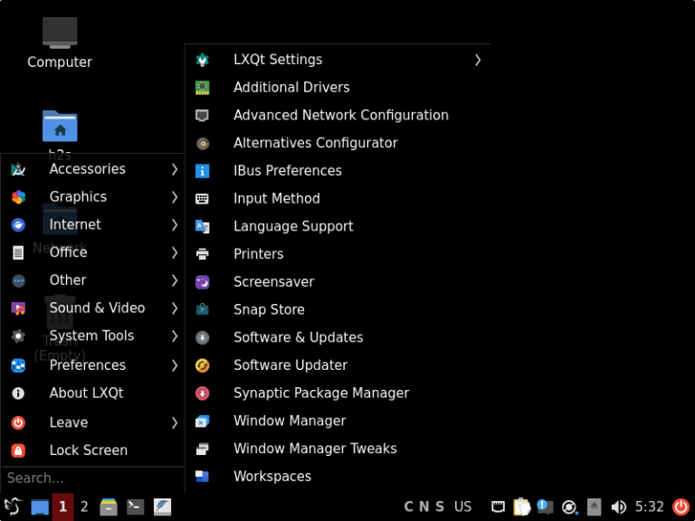 LXQT desktop environment install Ubuntu 20.04 or 22.04