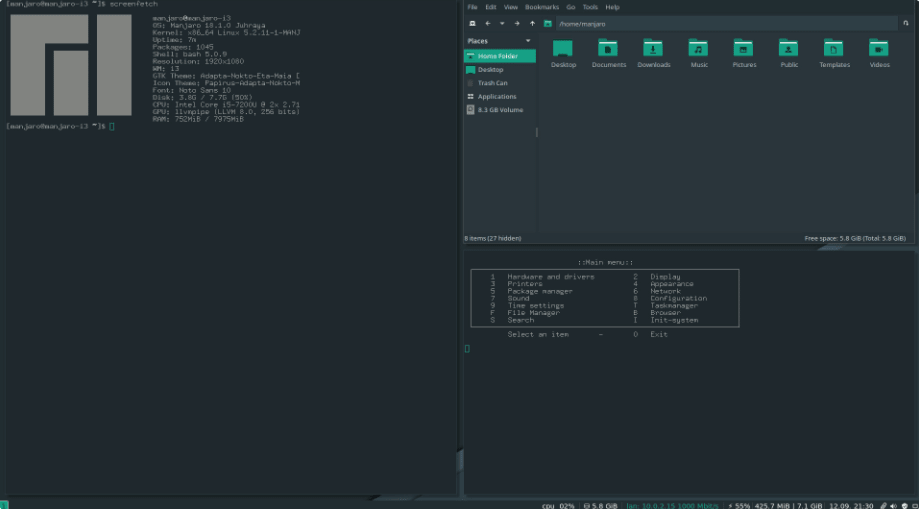 Manjaro Linux best for Virtual Box