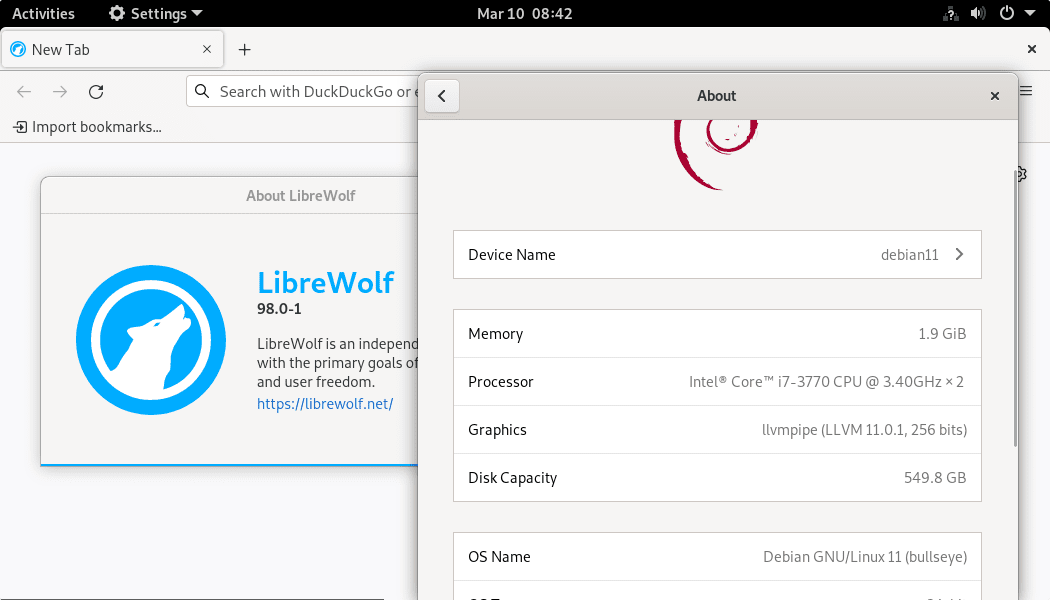 LibreWolf Browser 115.0.2-2 download the new version for windows