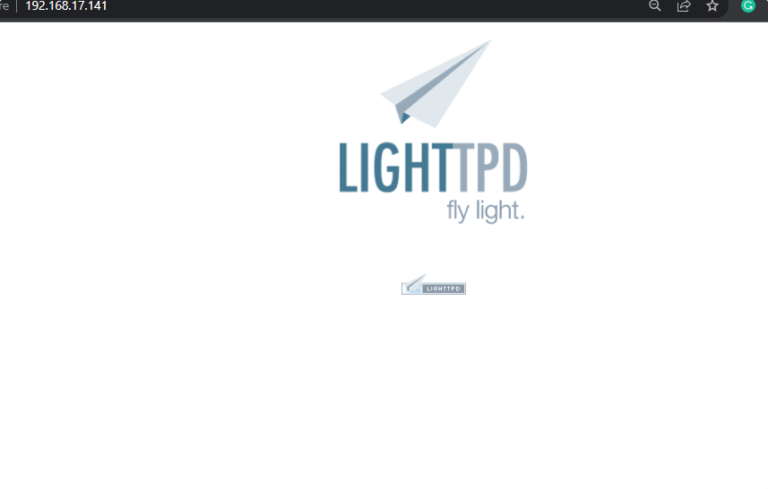Install Lighttpd on AlmaLinux 8