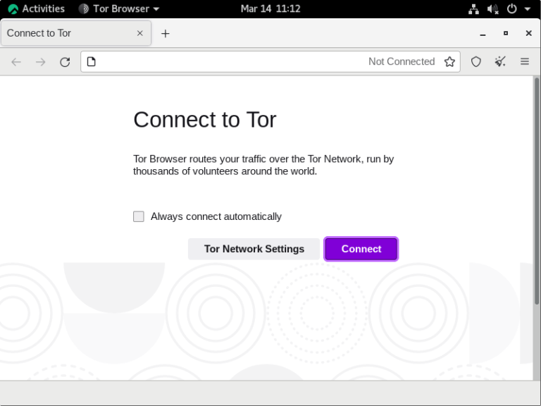 Install Tor Browser on AlmaLinux 8