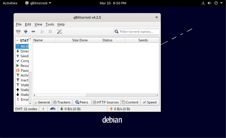 Install qbittorrent on Debian 11 Bullseye Linux