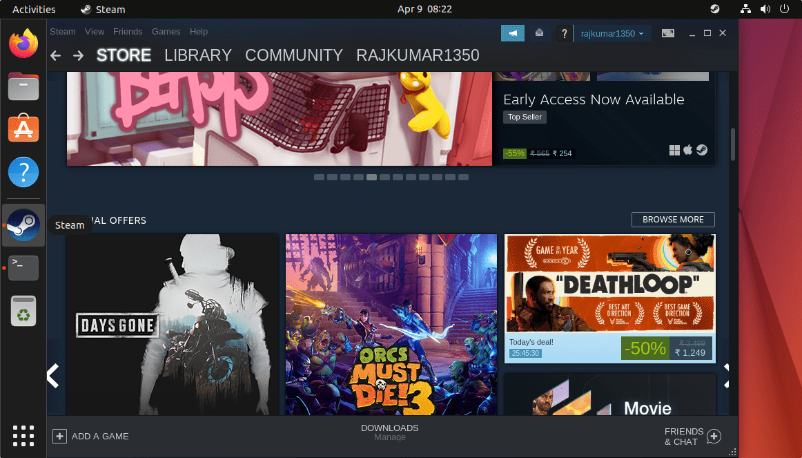 How to install Steam on Linux 2022 Guide 