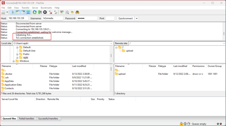 Install VSFTPD FTP server on Ubuntu 22.04