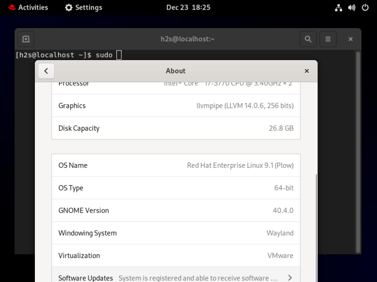 Install GNOME GUI on Redhat 9 o r8