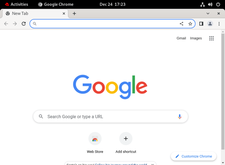 Install Google Chrome Redhat 9 or 8