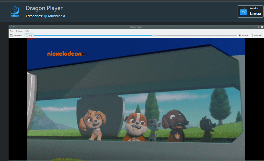 Dragon Video player for Linux