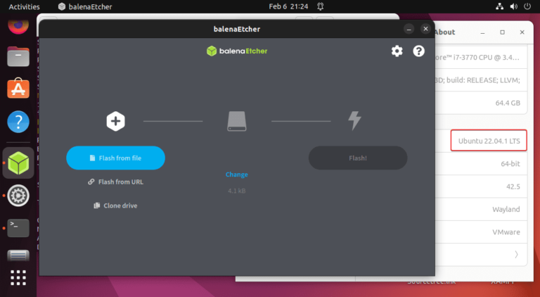 Installing BalenaEtcher on Ubuntu 22.0
