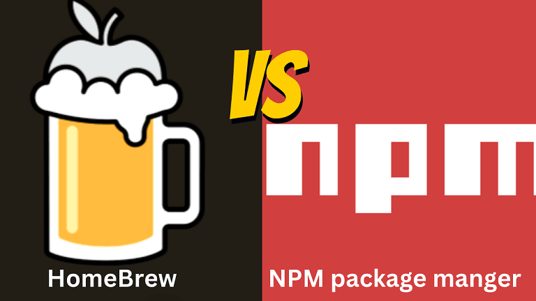 difference between homebrew and NPM