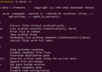 Command to Install UNRAR in Ubuntu 22.04 or 20.04