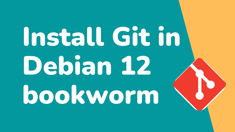 How to Install Git in Debian 12 bookworm min
