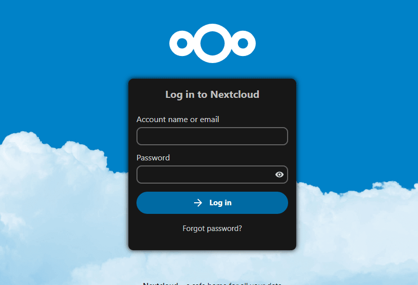 Login To Cloud Dashboard