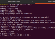 How to Install and use WHOIS on Ubuntu 22.04 or 20.04