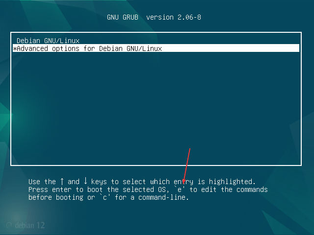 Access Linux Grub Menu