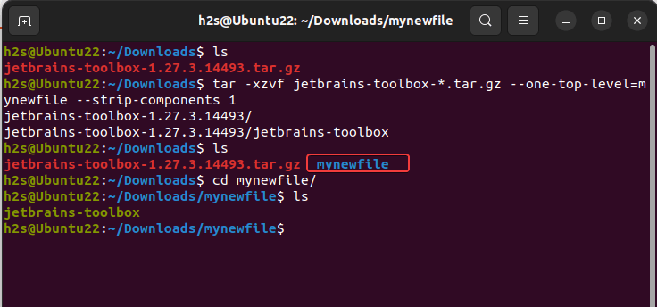 Extract Tar with some different folder name