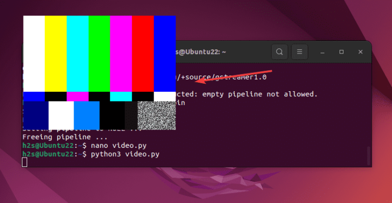GStreamer example on Ubuntu