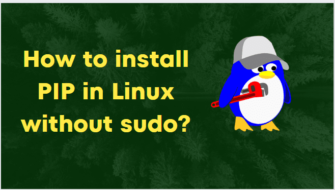 How to install PIP in Linux without sudo