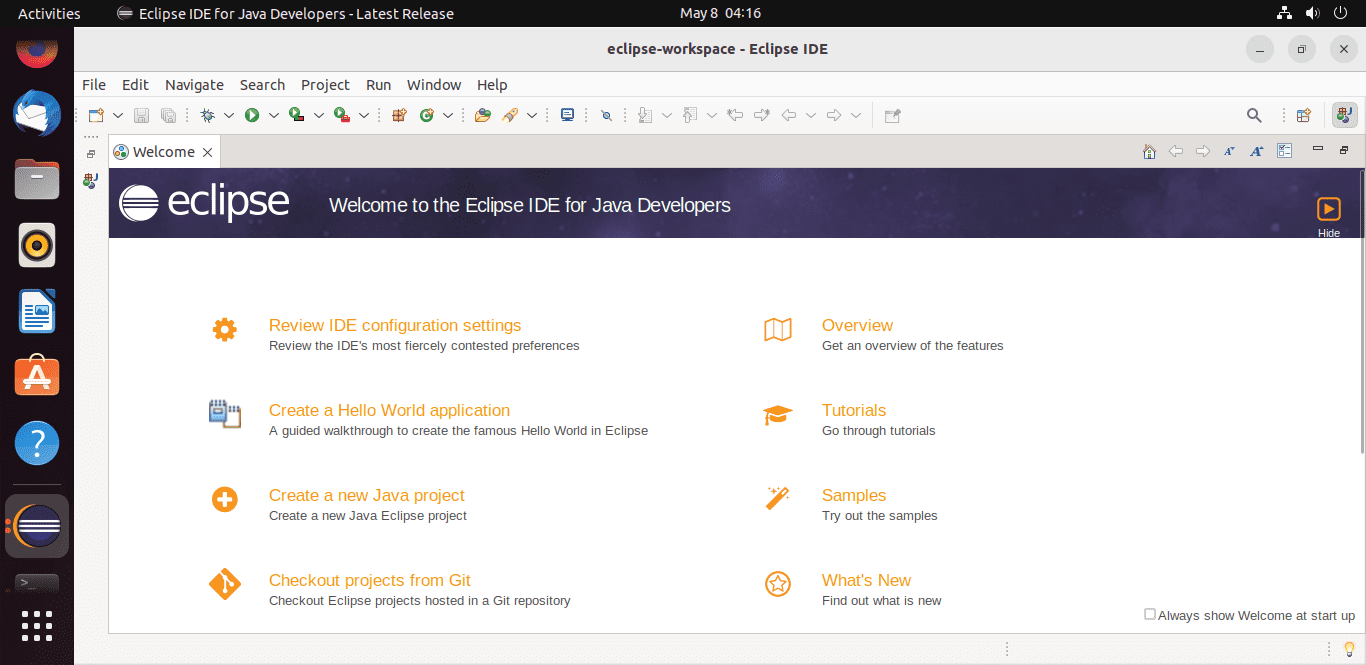 Install Eclipse IDE on Ubuntu 22.04 or 20.04