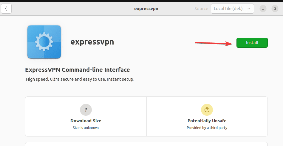 Install ExpressVPN Ubuntu command line Interface