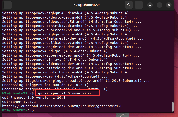 Install GStreamer on Ubuntu 22.04 or 20.04