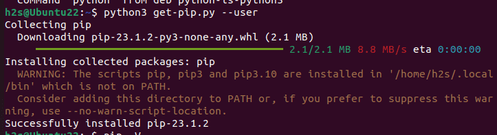 Install PIP without SUDO