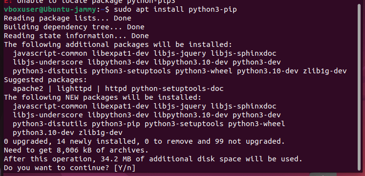 Install the pip package manager