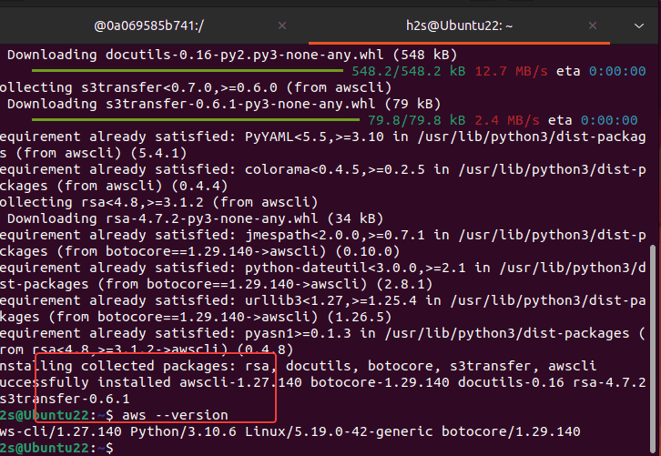 如何使用Python PIP在Linux上安装AWS CLI
