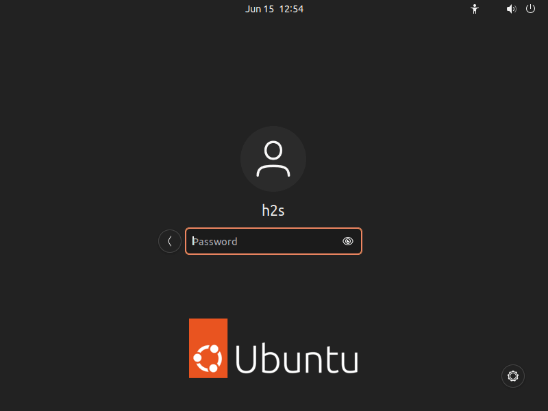 Login Ubuntu desktop environment
