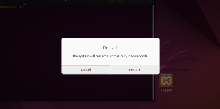 Ubuntu commands to restart or shutdown the server 