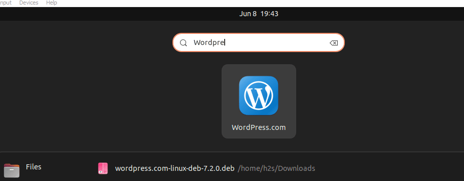 WordPress 应用程序桌面登录