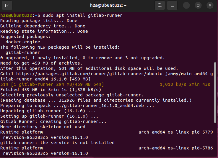 Install GitLab Runner on Ubuntu