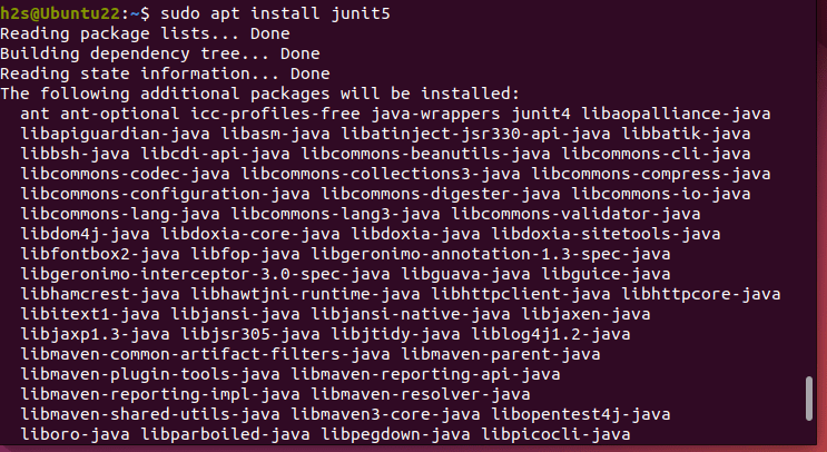 Install Junit5 Ubuntu 22.04