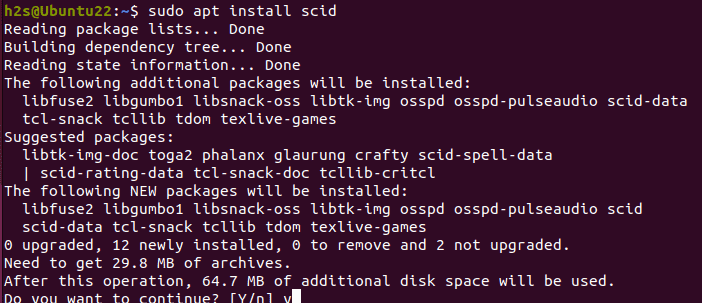 Install SCID on Ubuntu