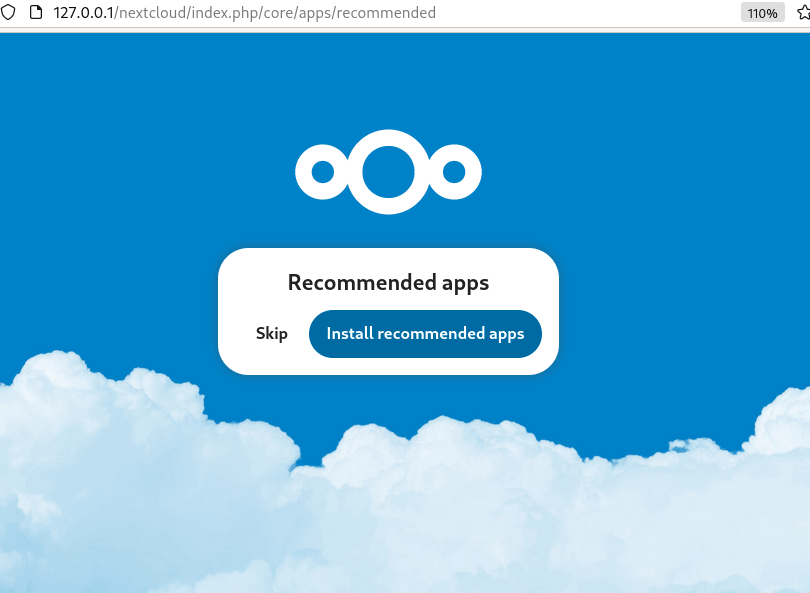Install Nextcloud recommended apps
