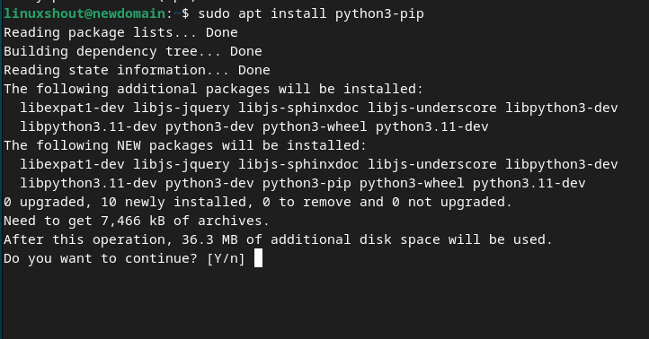 Install PIP on Linux