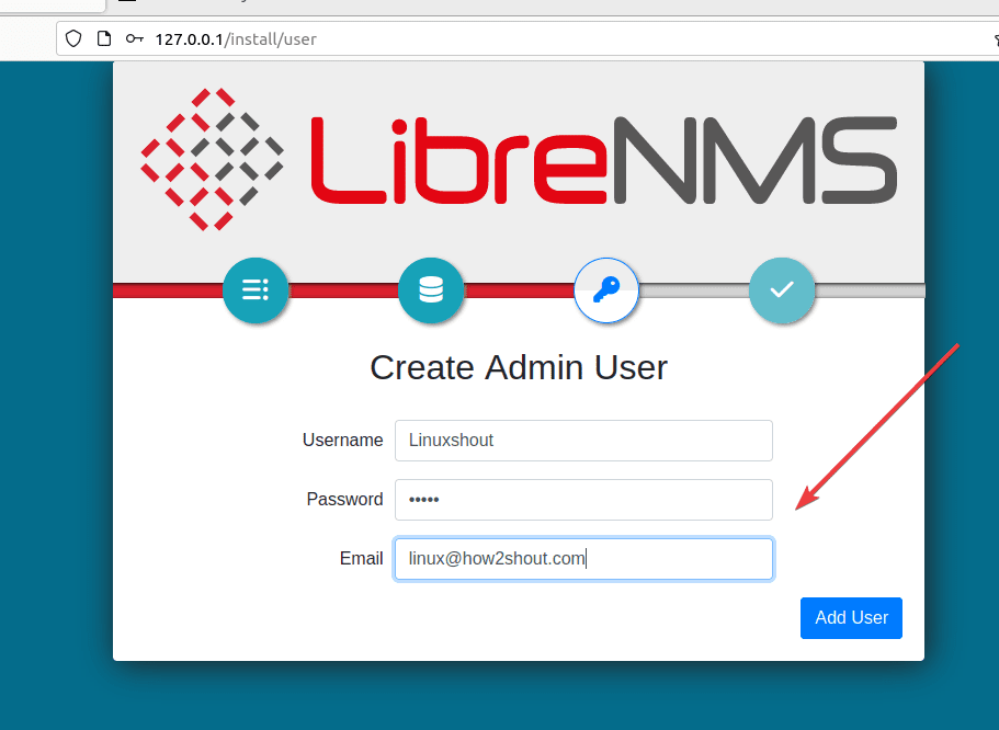 Create an Admin user