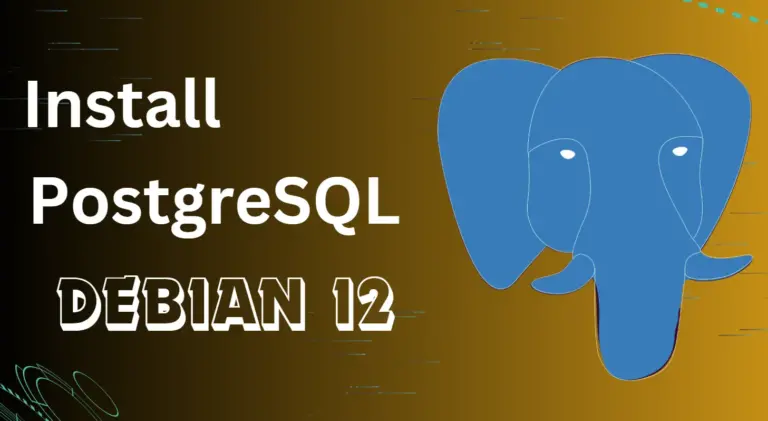 Install PostgreSQL database server on Debian 12