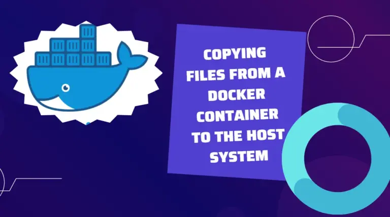Copying Files from a Docker Container to the Host System