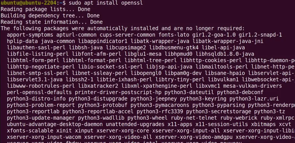 Installing OpenSSL binary